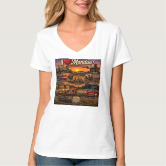 Camiseta EU AMO Mandan Sunset