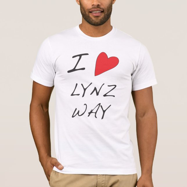 CAMISETA EU AMO… MANEIRA DE LYNZ - T (Frente)