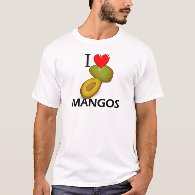 Camiseta Eu amo manga (Frente)