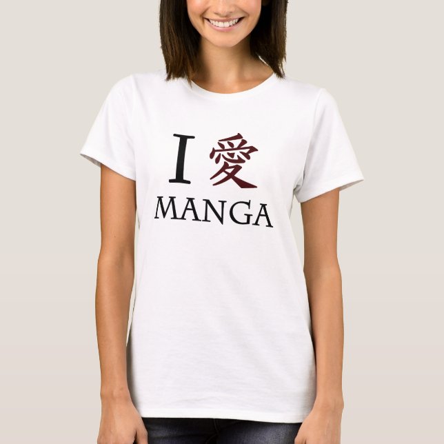 Camiseta Eu Amo Manga (Frente)