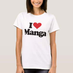 Camiseta Eu amo Manga