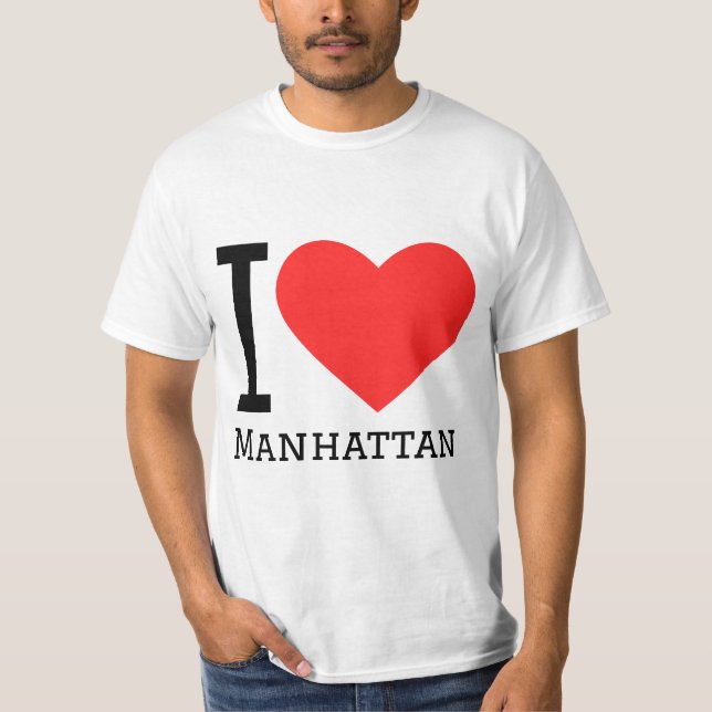 Camiseta Eu amo manhattan (Frente)