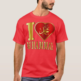 Camiseta Eu amo Maomé