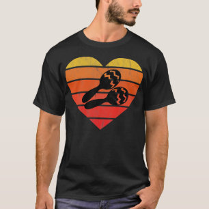 Camiseta Eu Amo Maracas Cubanas Percussion
