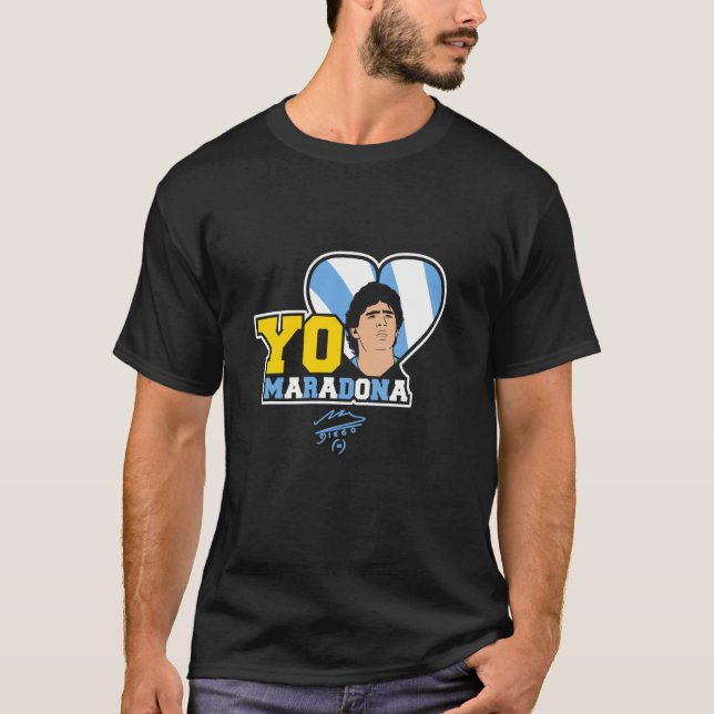 Camiseta Eu amo Maradona (Frente)
