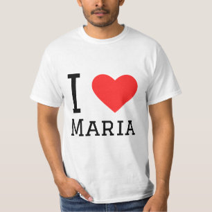 Camiseta Eu amo Maria