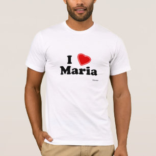 Camiseta Eu amo Maria