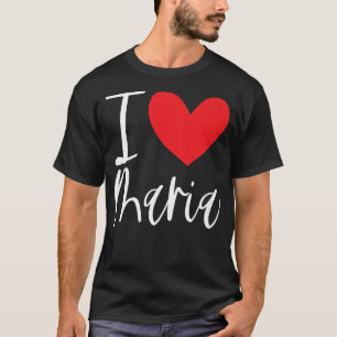 Camiseta Eu Amo Maria Nome Mulher Personalizada Bff Frie