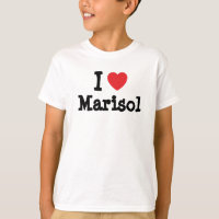 Eu amo Marisol Heart-Shirt