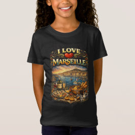 Camiseta Eu amo Marselha