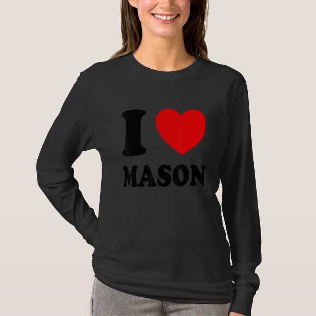 Camiseta Eu Amo Mason (Frente)
