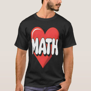 Camiseta Eu Amo Matemática