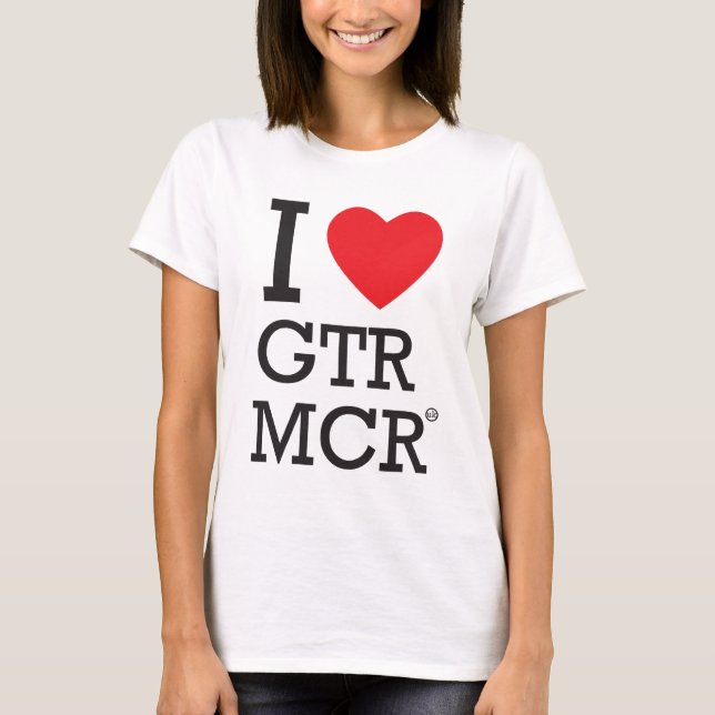 Camiseta Eu amo MCR GTR (Frente)