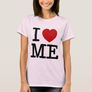 Camiseta Eu amo-me coração mim dignidade da confiança do