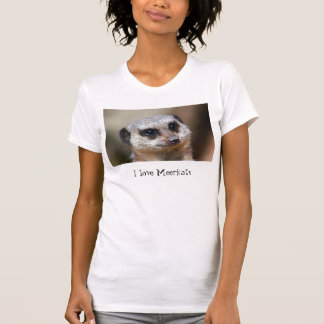 Camiseta Eu amo Meerkats