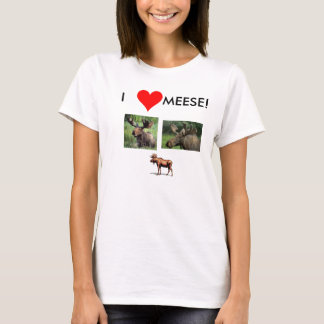 Camiseta eu amo meese