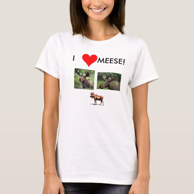 Camiseta eu amo meese (Frente)