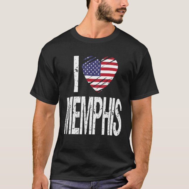Camiseta Eu Amo Memphis (Frente)