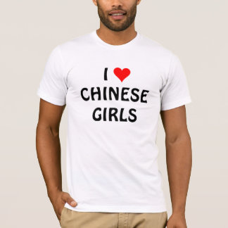 CAMISETA EU AMO MENINAS CHINESAS