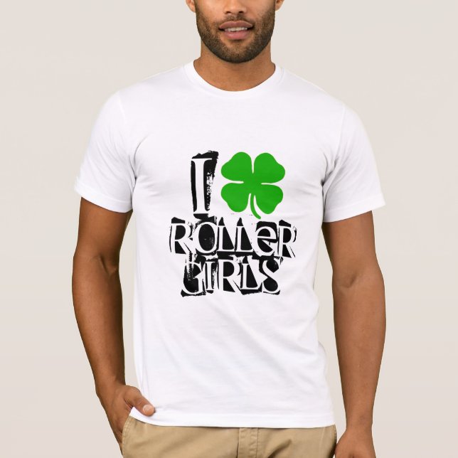 Camiseta Eu amo meninas do rolo (Frente)