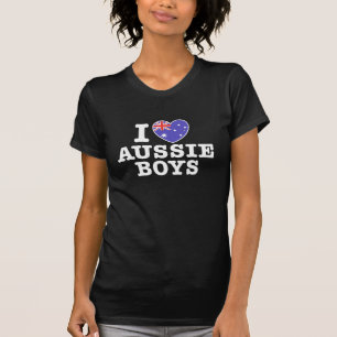 Camiseta Eu amo meninos australianos