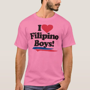 Camiseta Eu amo meninos filipinos