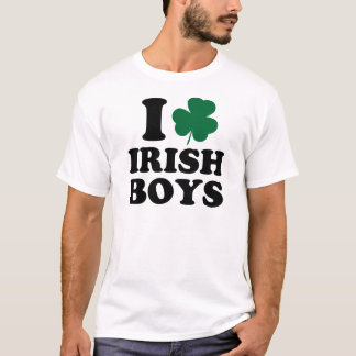 Camiseta Eu amo meninos irlandeses