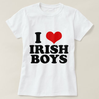 Camiseta eu amo meninos irlandeses