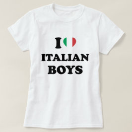 Camiseta Eu Amo Meninos Italianos
