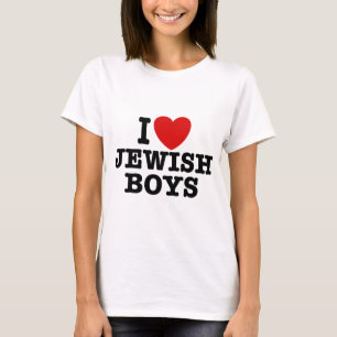 Camiseta Eu amo meninos judaicos