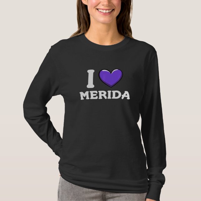 Camiseta Eu Amo Mérida México (Frente)