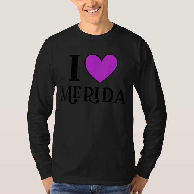 Camiseta Eu Amo Merida México Férias 2 (Frente)
