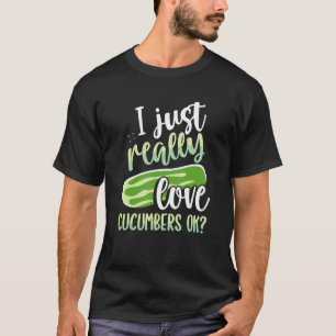 Camiseta Eu Amo Mesmo Pepinos Ok
