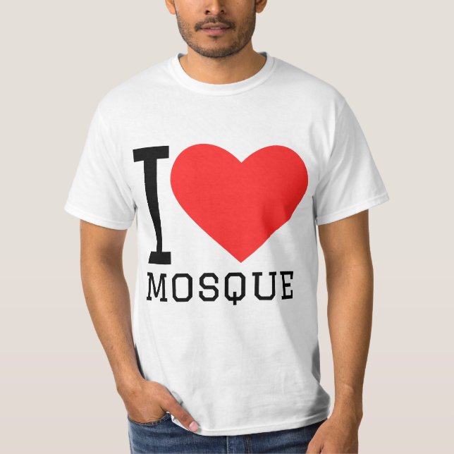Camiseta Eu amo mesquita (Frente)