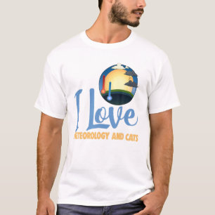 Camiseta Eu Amo Meteorologista