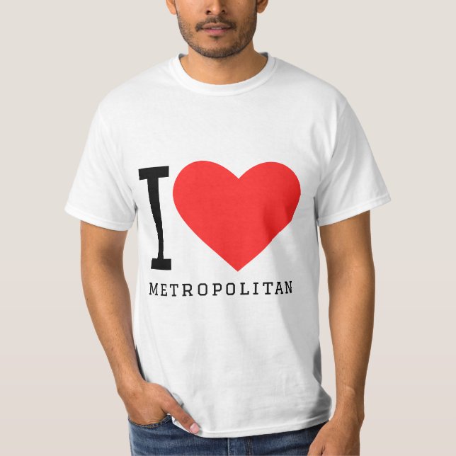 Camiseta Eu amo metropolitano (Frente)