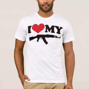 Camiseta Eu amo meu AK47
