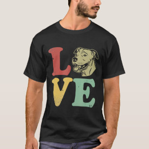 Camiseta Eu Amo Meu American Pitbull Terrier - Gif Amantes