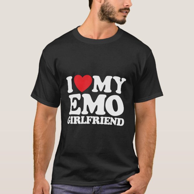 Camiseta Eu Amo Meu Amigo Emo (Frente)