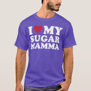 Camiseta Eu Amo Meu Amigo Sugar Mamma
