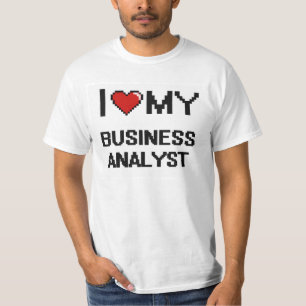 Camiseta Eu amo meu analista do negócio