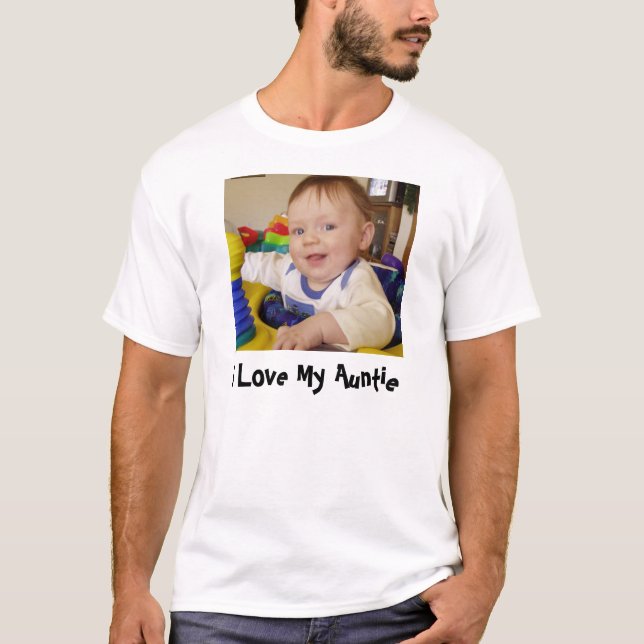 Camiseta eu amo meu auntie (Frente)