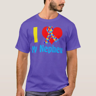 Camiseta Eu Amo Meu Autismo Do Sobrinho