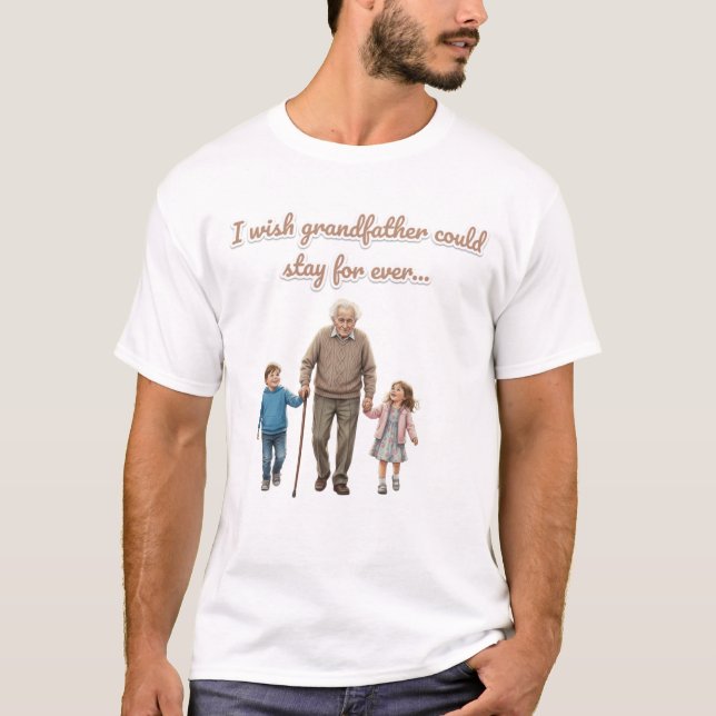 Camiseta Eu amo meu avô (Frente)