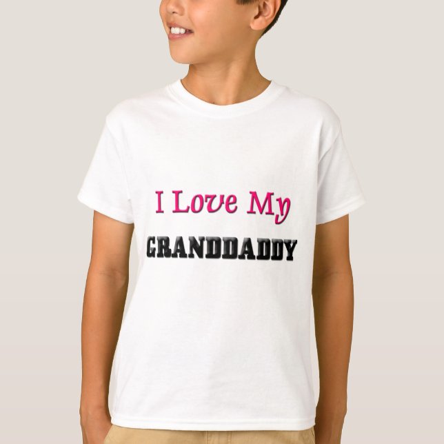 Camiseta Eu Amo Meu Avô (Frente)