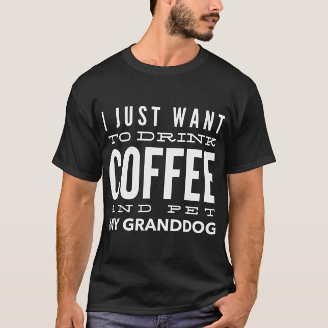 Camiseta Eu Amo Meu Avô Beber Café (Frente)