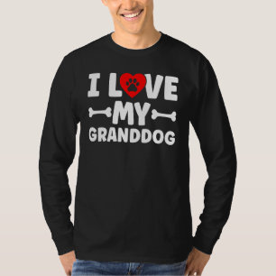 Camiseta Eu Amo Meu Avô Cachorro Avô 10