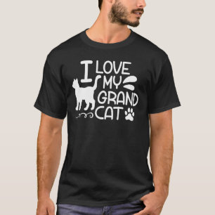 Camiseta Eu Amo Meu Avô Gatinho Avô Vovô Vovô Vovô