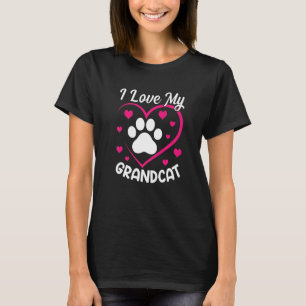 Camiseta Eu Amo Meu Avô Gatinho Avô Vovô Vovô Vovô