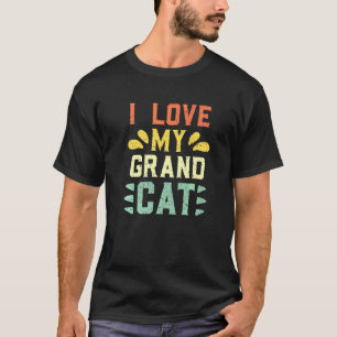 Camiseta Eu Amo Meu Avogato  Gato  Avô Avó Avós
